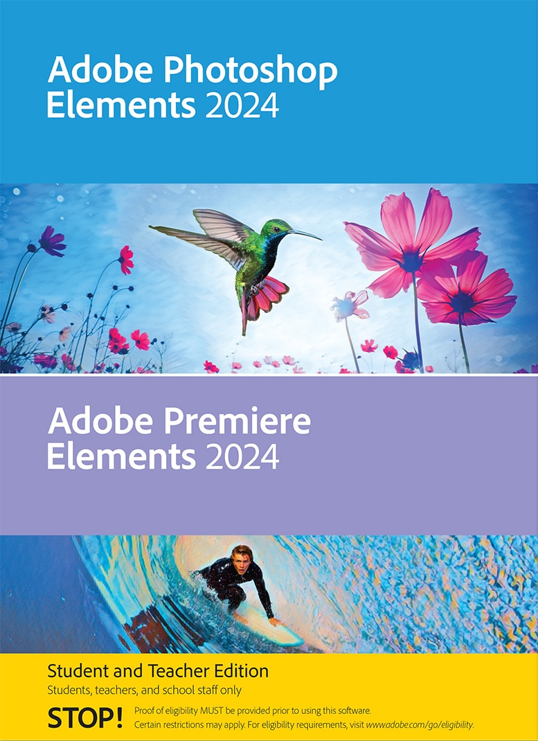 Adobe Photoshop & Premiere Elements 2024 - Windows