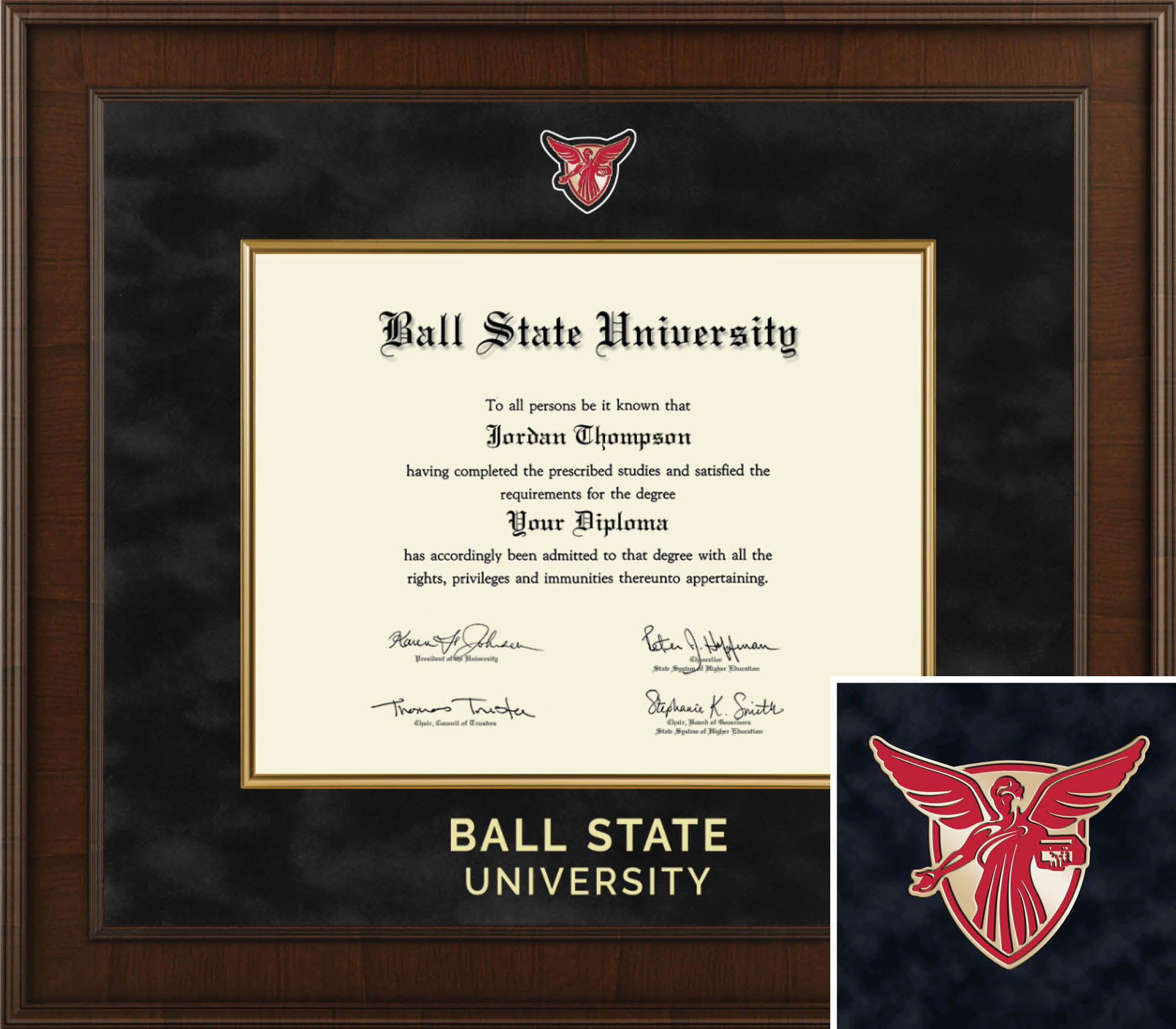 Church Hill Classics Presidential PhD Diploma Frame