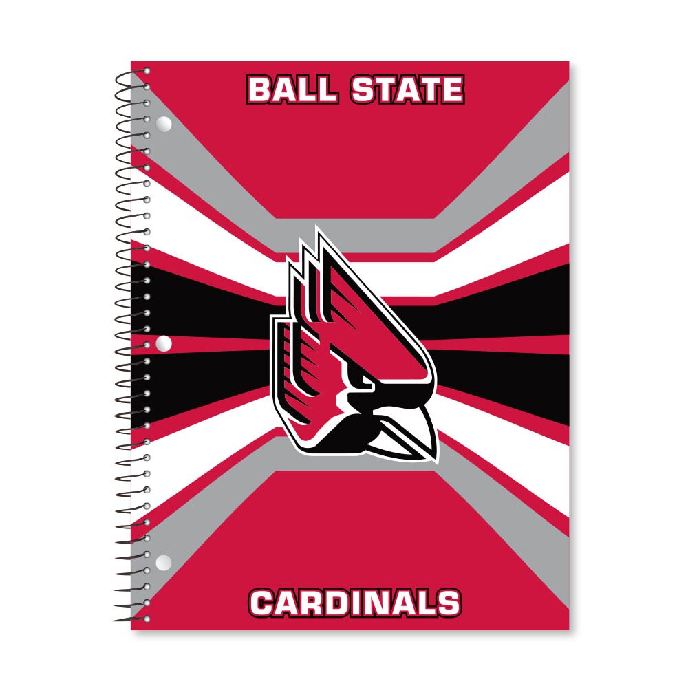 Digi Color Warp 1 Subject 11"x8.5" 70 Count College Ruled Spiral Notebook