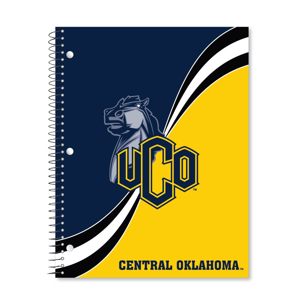 Digi Curve Divide 1 Subject 11"x8.5" 70 Count College Ruled Spiral Notebook
