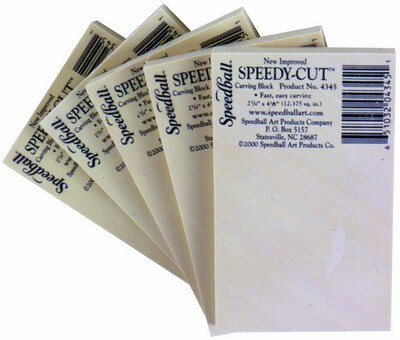 Speedball Speedy-Cut Block, 4" x 5.5"