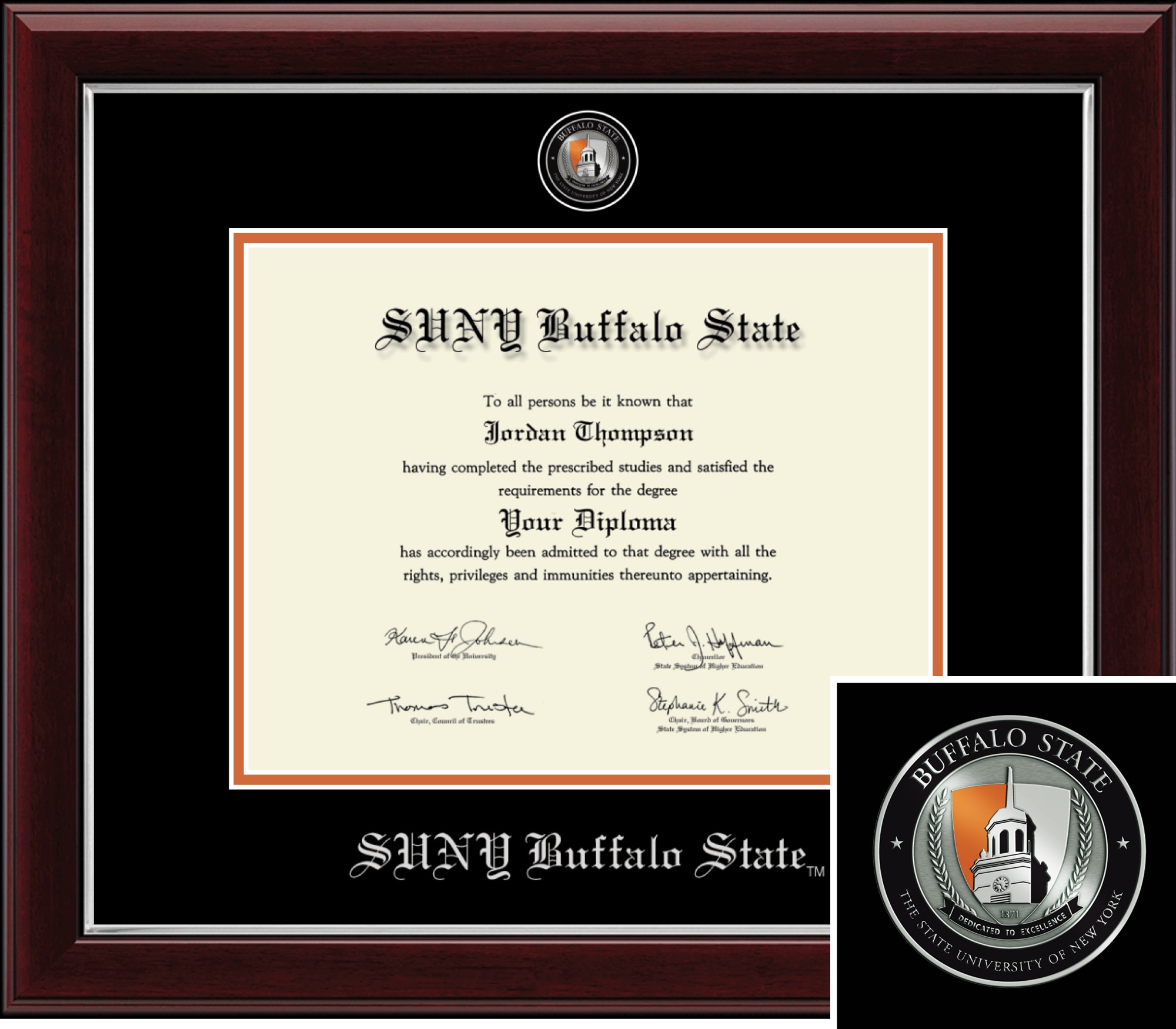 Church Hill Classics Masterpiece 8.5x11 Cherry Diploma Frame