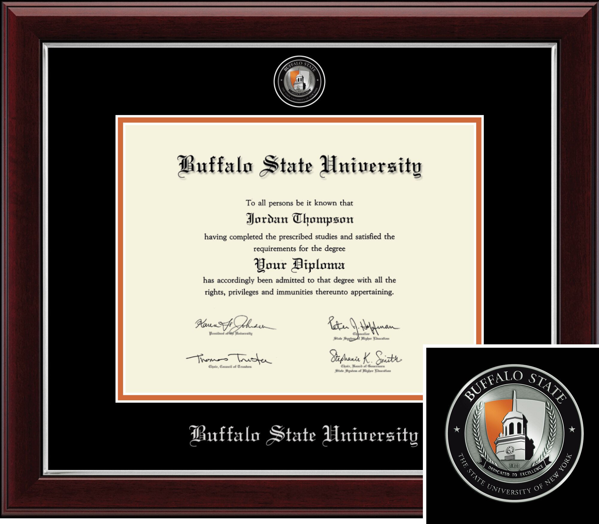 Church Hill Classics Masterpiece 8.5x11 Cherry Diploma Frame