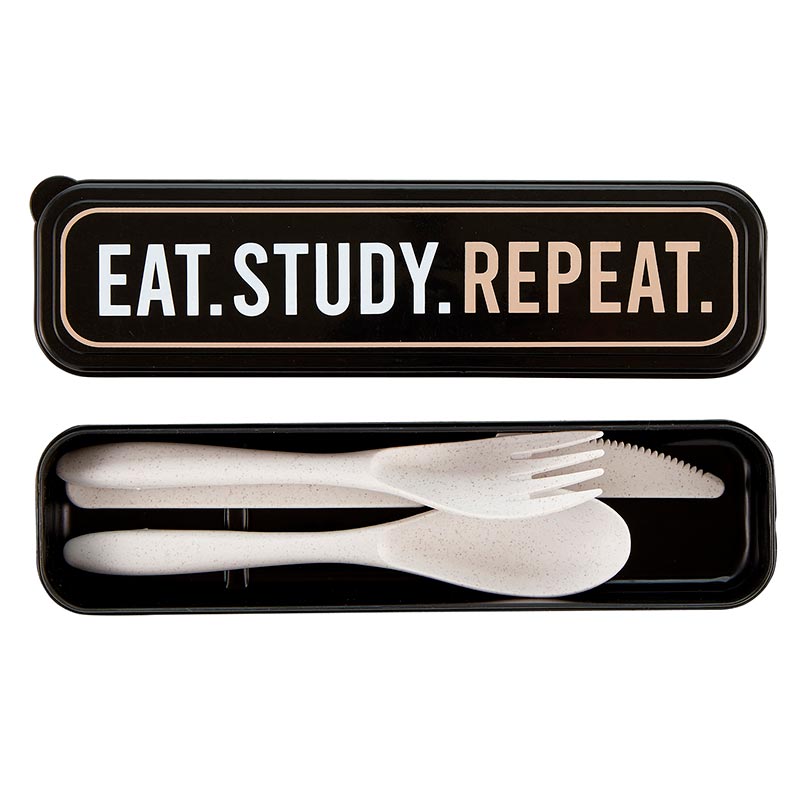 Santa Barbara Eat. Study. Repeat Reusable Cutlery Set