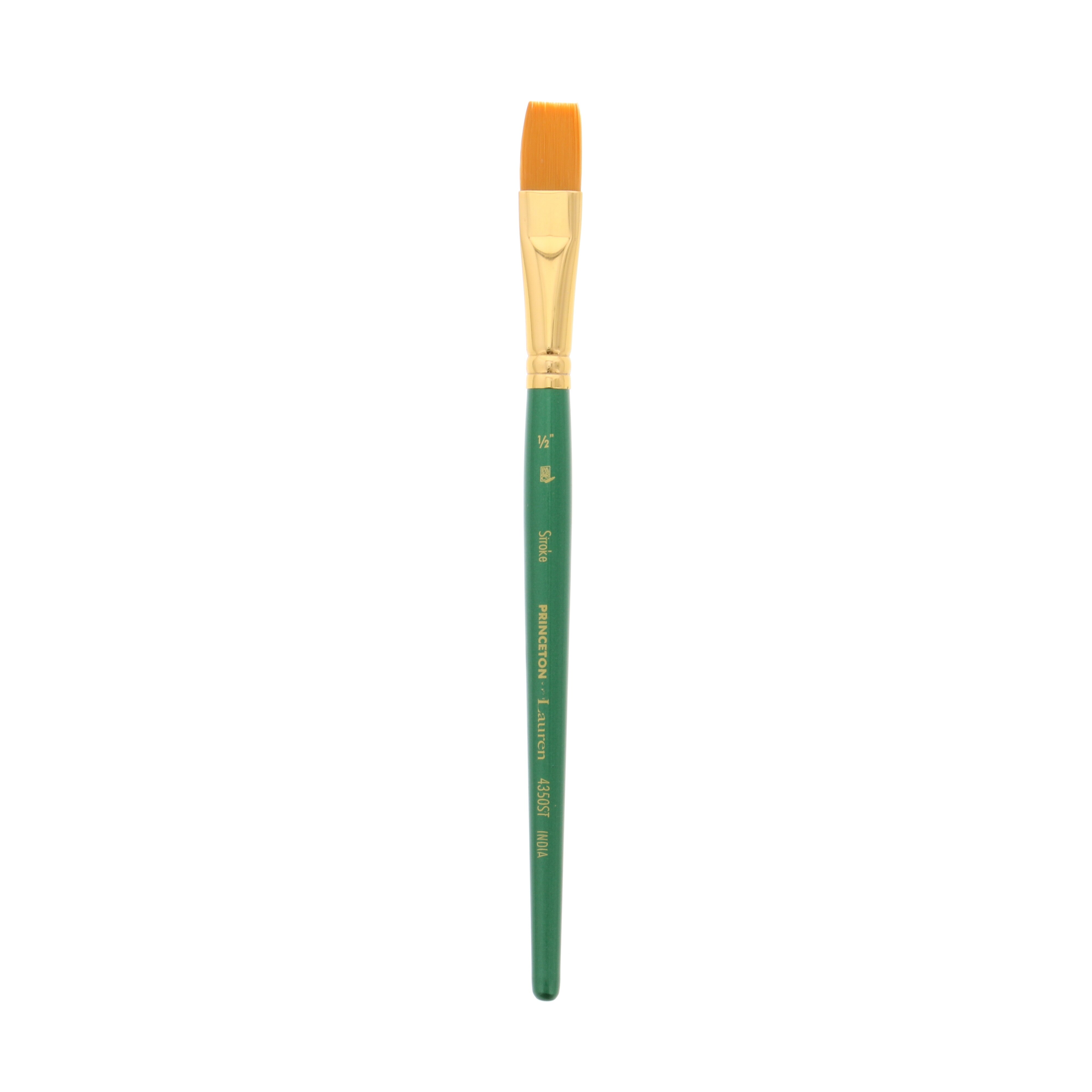 Princeton Brush Lauren Golden Synthetic Watercolor & Acrylic Brush, Stroke 1/2"
