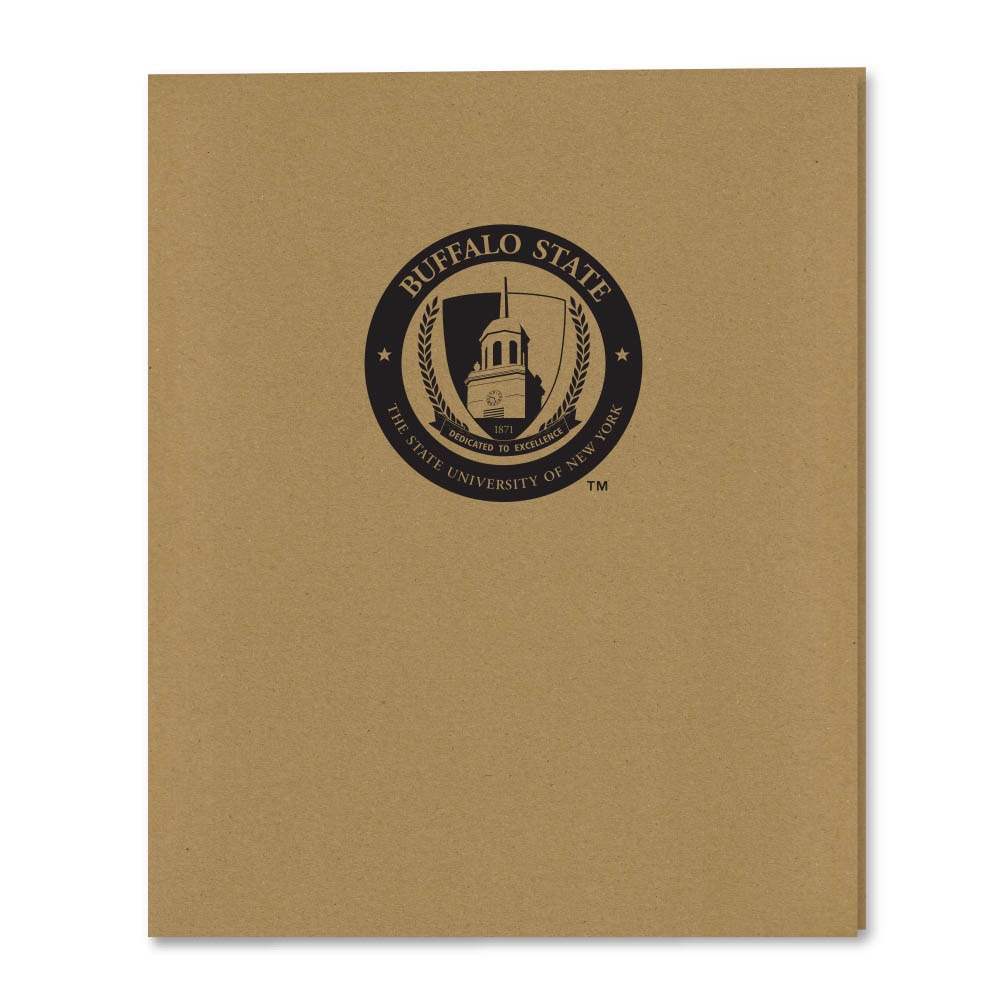 Recycled Emblematic Kraft 2 Pocket Folder