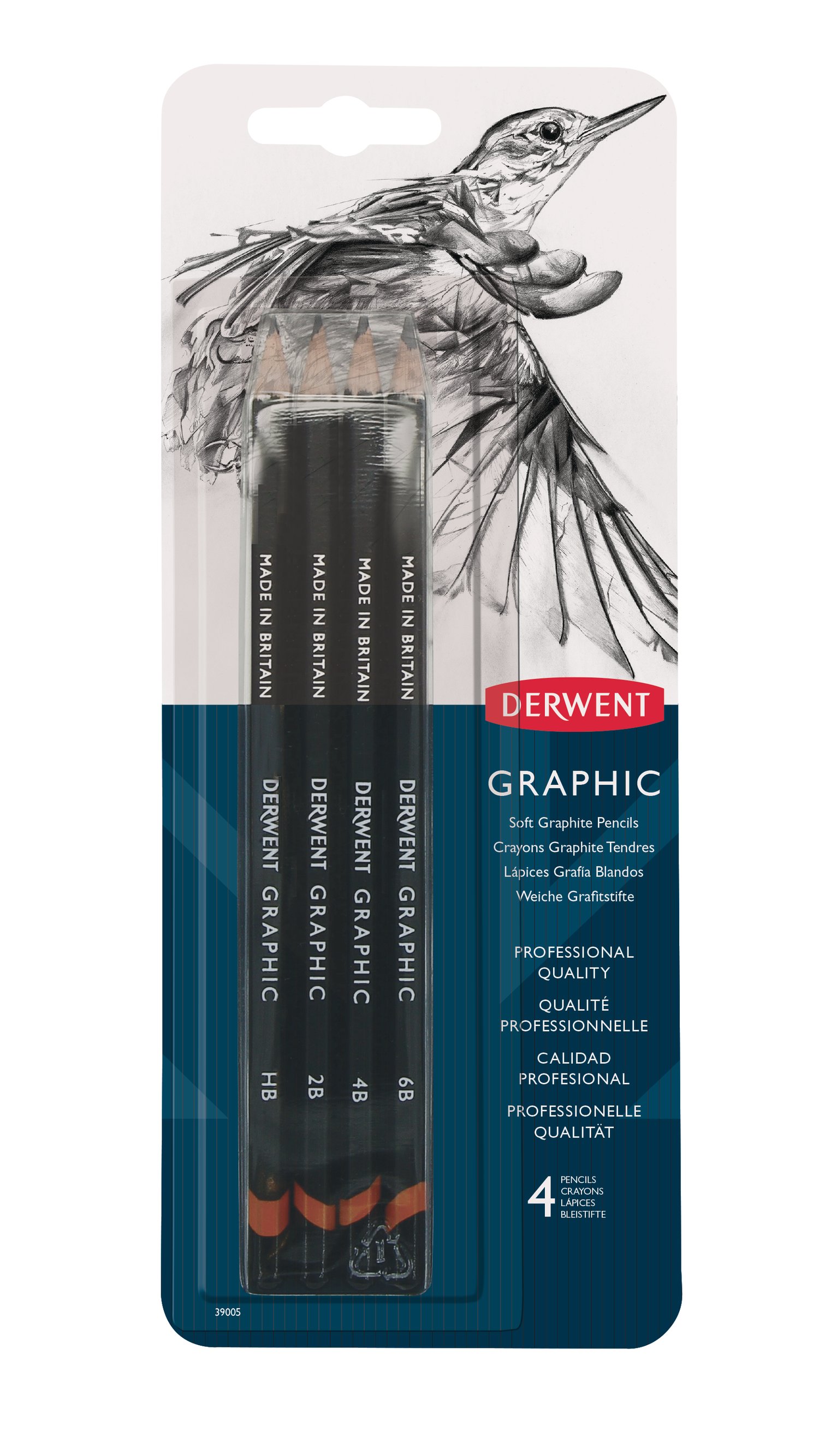 Derwent Graphic 4-Pencil Sketching Set