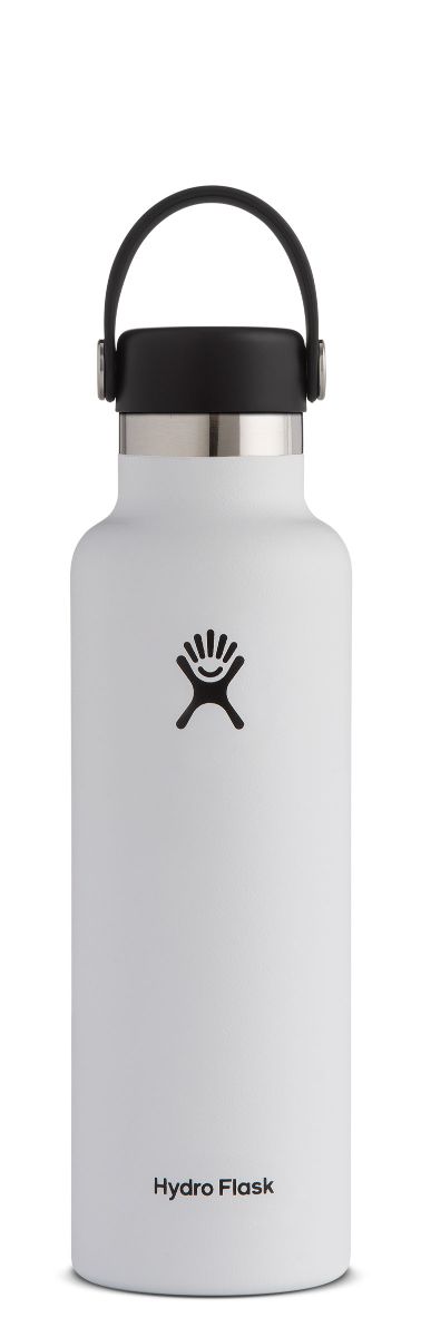 Hydro Flask 21 oz. Standard Mouth With Standard Flex Cap White