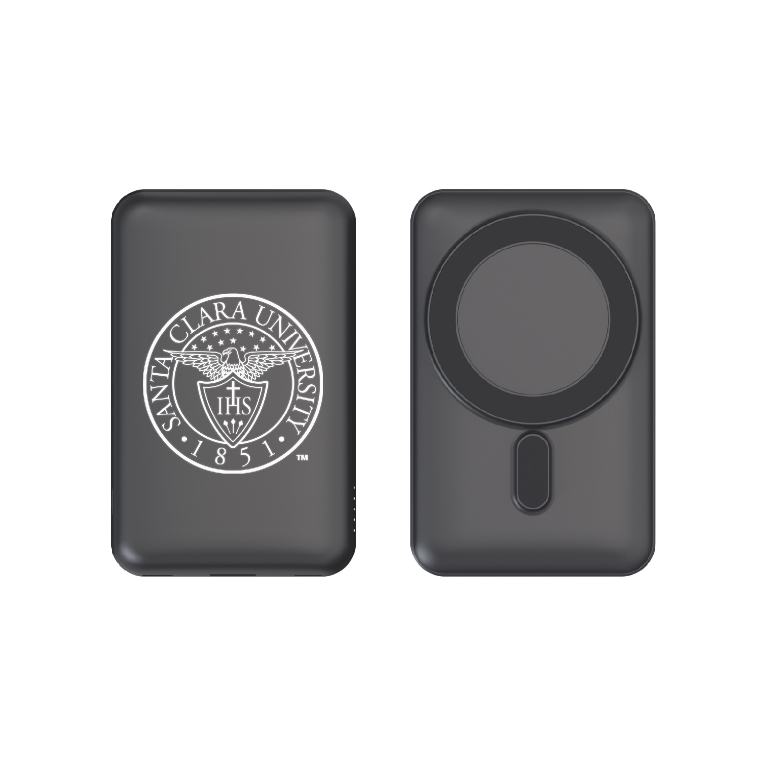 Santa Clara University Mag Safe Compatible Power Bank, Black, Alumni