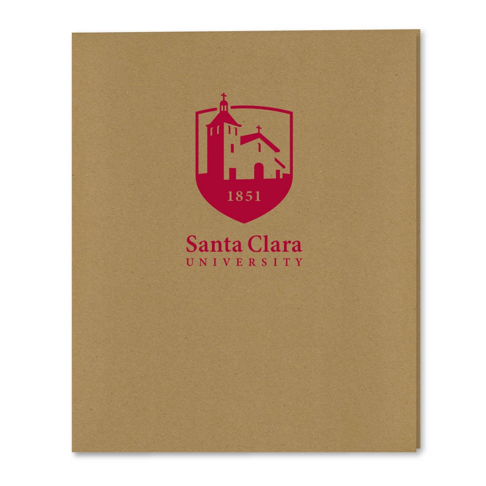 Recycled Emblematic Kraft 2 Pocket Folder