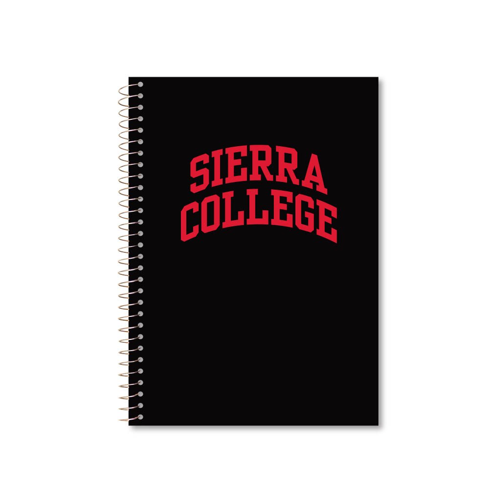 Roaring Premium 3 Subject 9.5 x 6.5 Notebook, College Ruled 20lb Paper, Pressboard Foil Cover