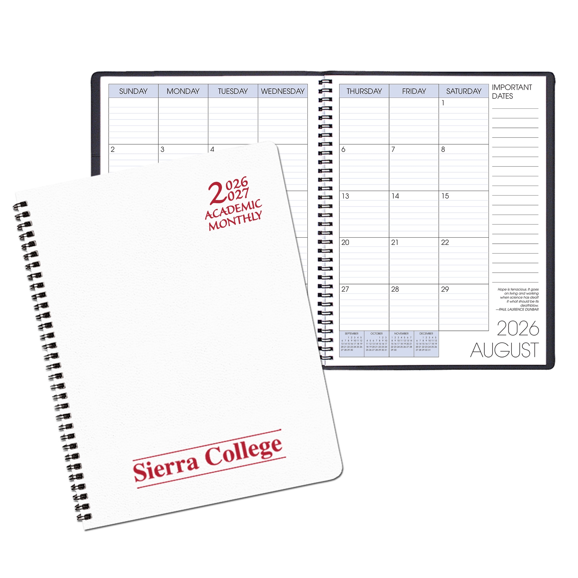 Payne '26-'27 Imprinted Academic Monthly Planner