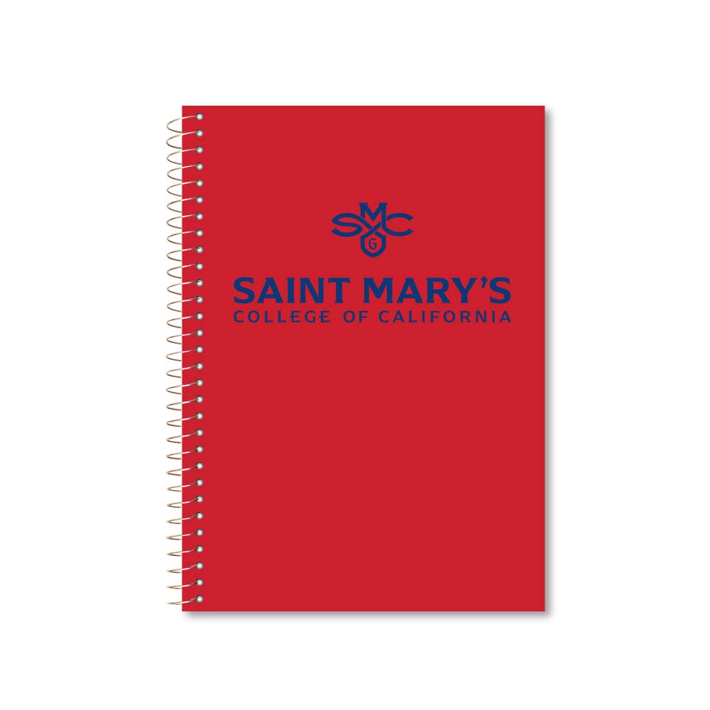 Roaring Premium 3 Subject 9.5 x 6.5 Notebook, College Ruled 20lb Paper, Pressboard Foil Cover