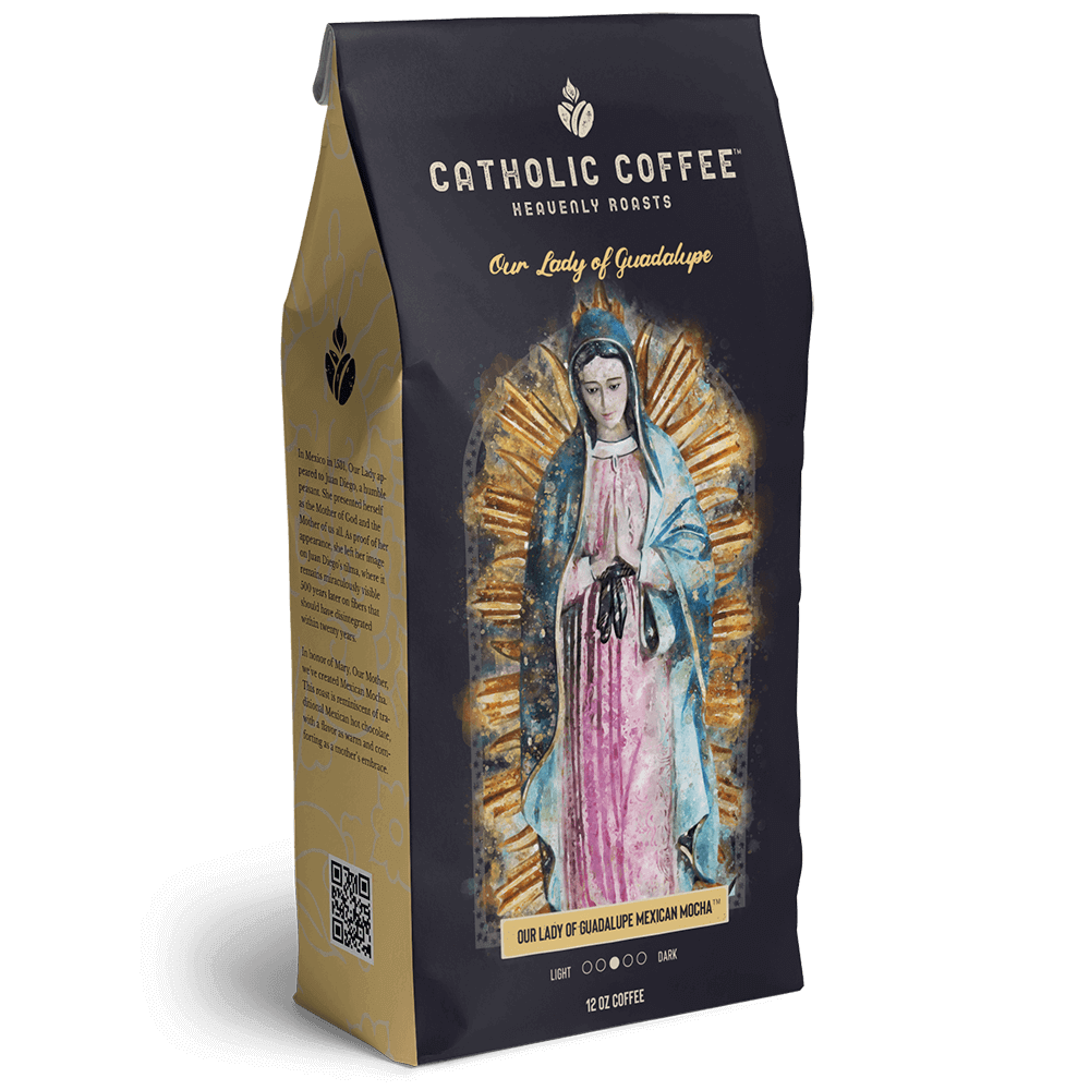 Our Lady of Guadalupe Mexican Mocha - Ground 12oz Bag - Medium Roast - Catholic Coffee