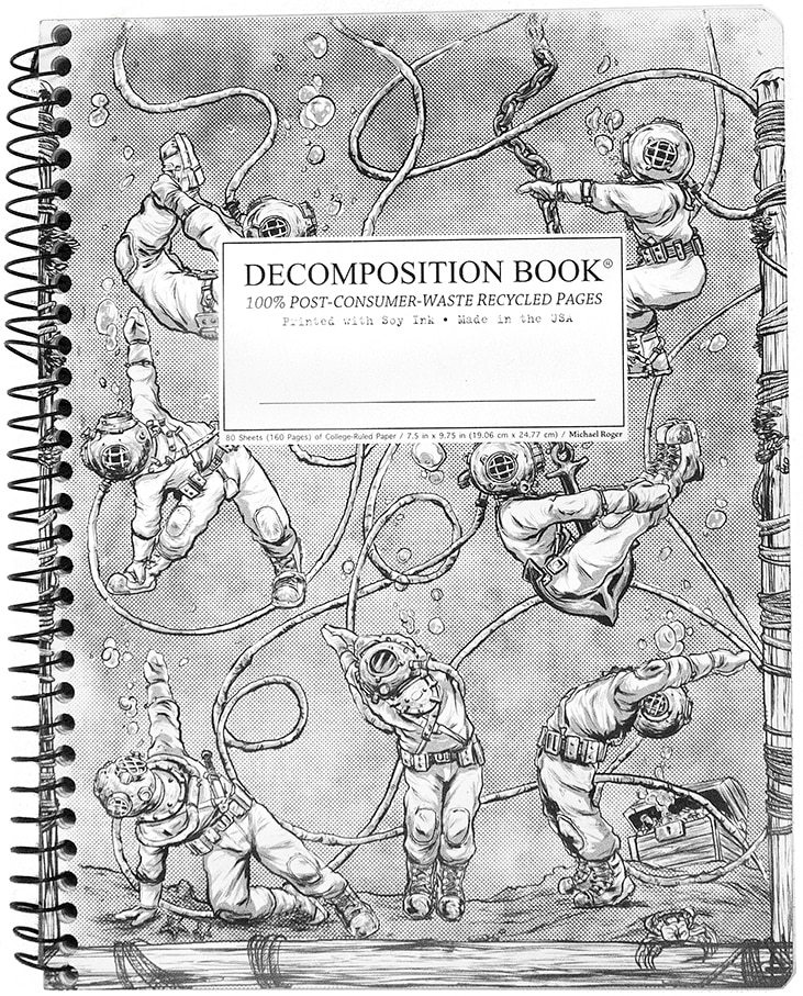 Michael Roger Deep Stretch Coilbound Decomposition Notebook