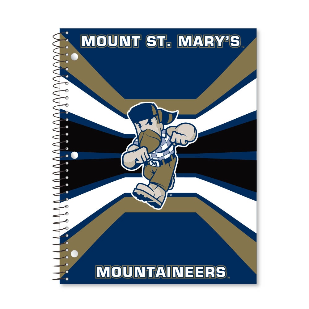 Digi Color Warp 1 Subject 11"x8.5" 70 Count College Ruled Spiral Notebook