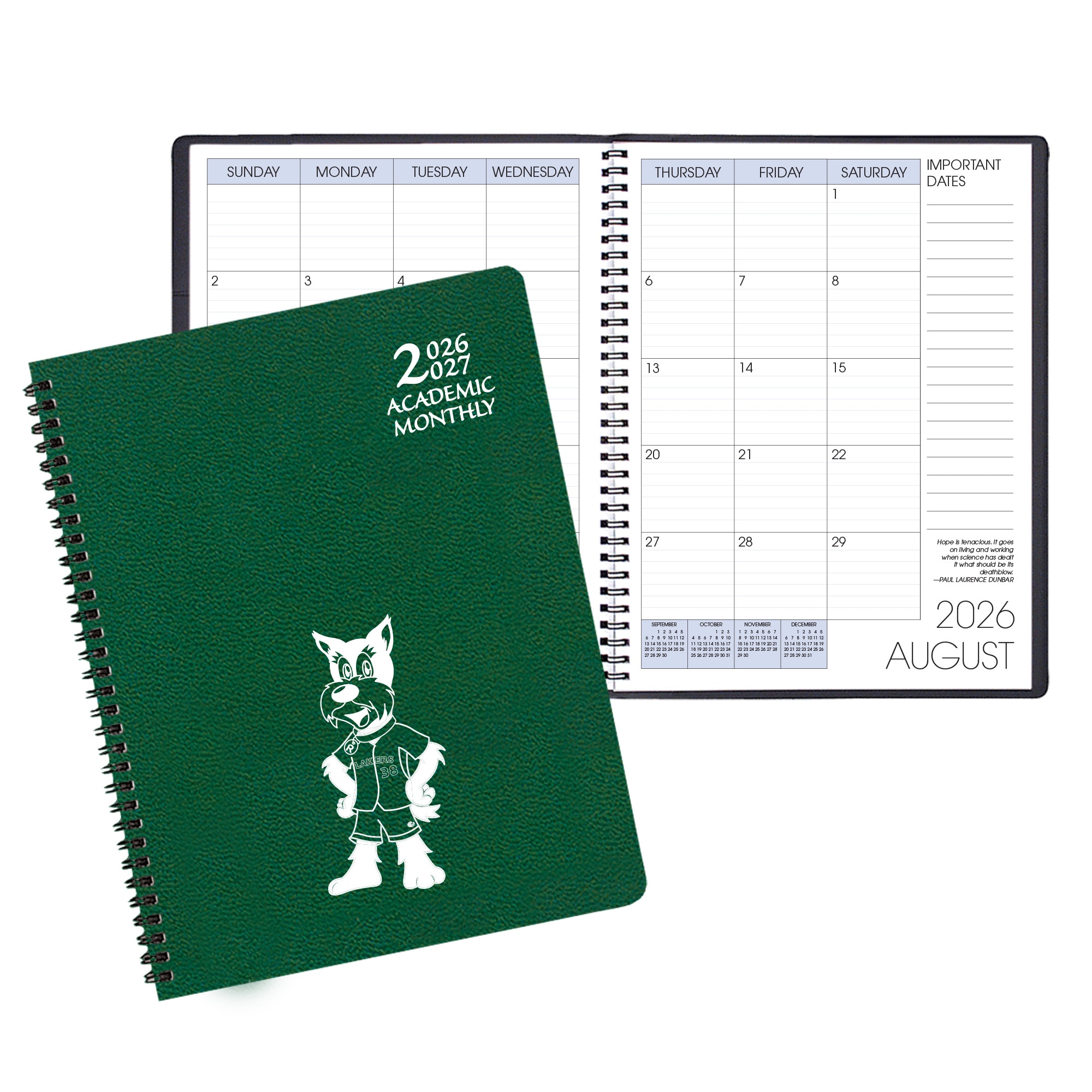 Payne '26-'27 Imprinted Academic Monthly Planner