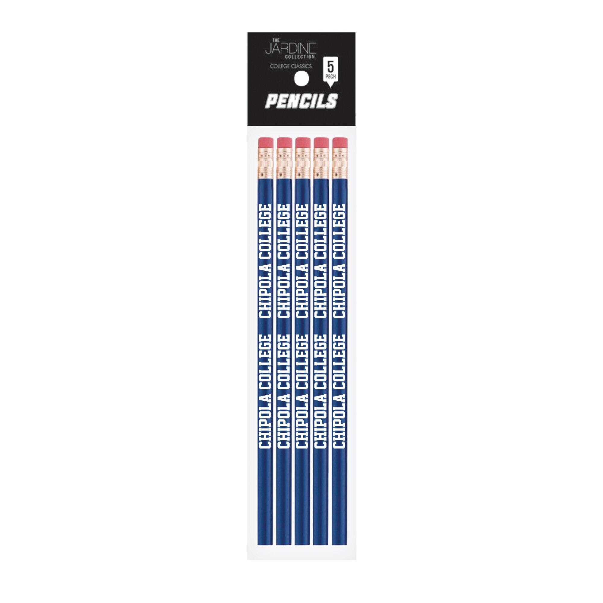 Emblematic Pencil 5pk School Name
