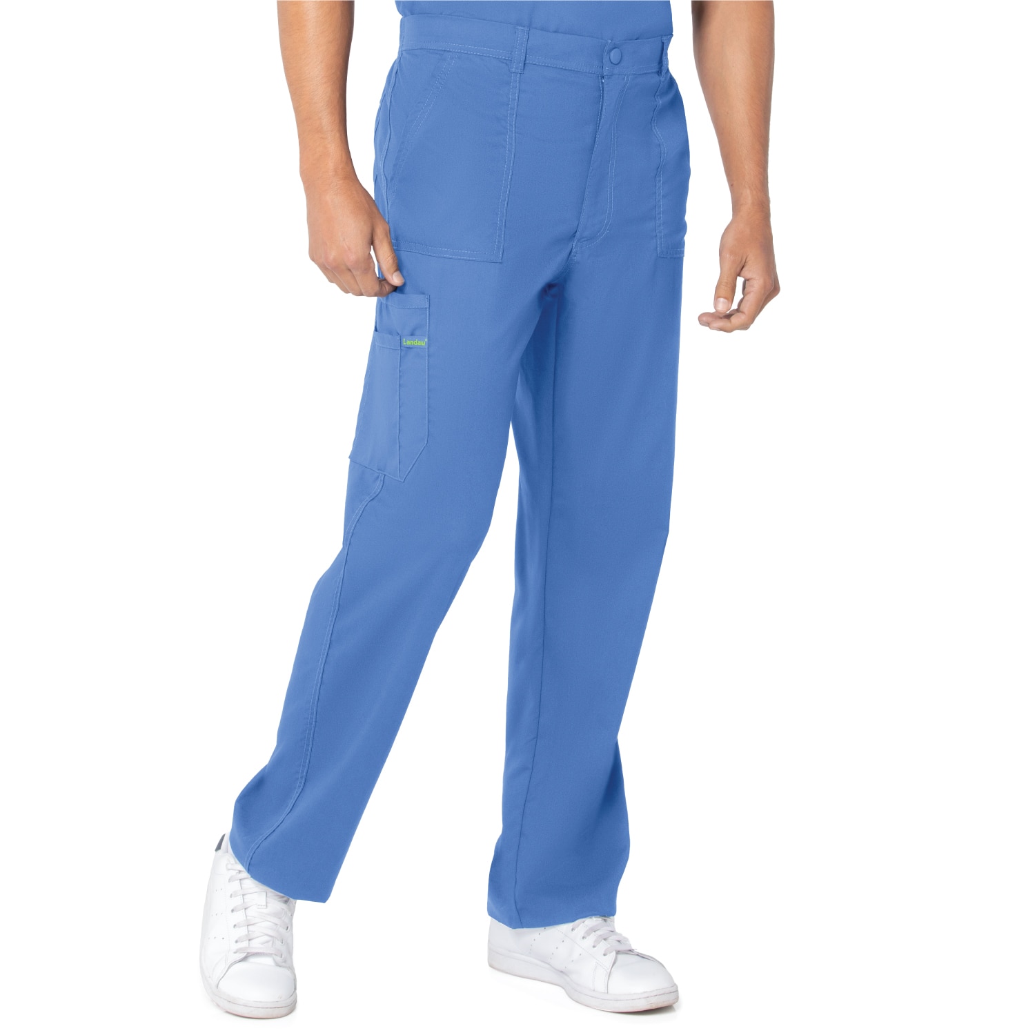 Men's Cargo Drawsting Scrub Bottoms