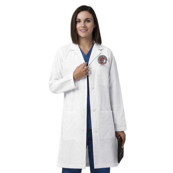 WonderWink Women's Long Lab Coat, 7402TUT7- Department of Biology
