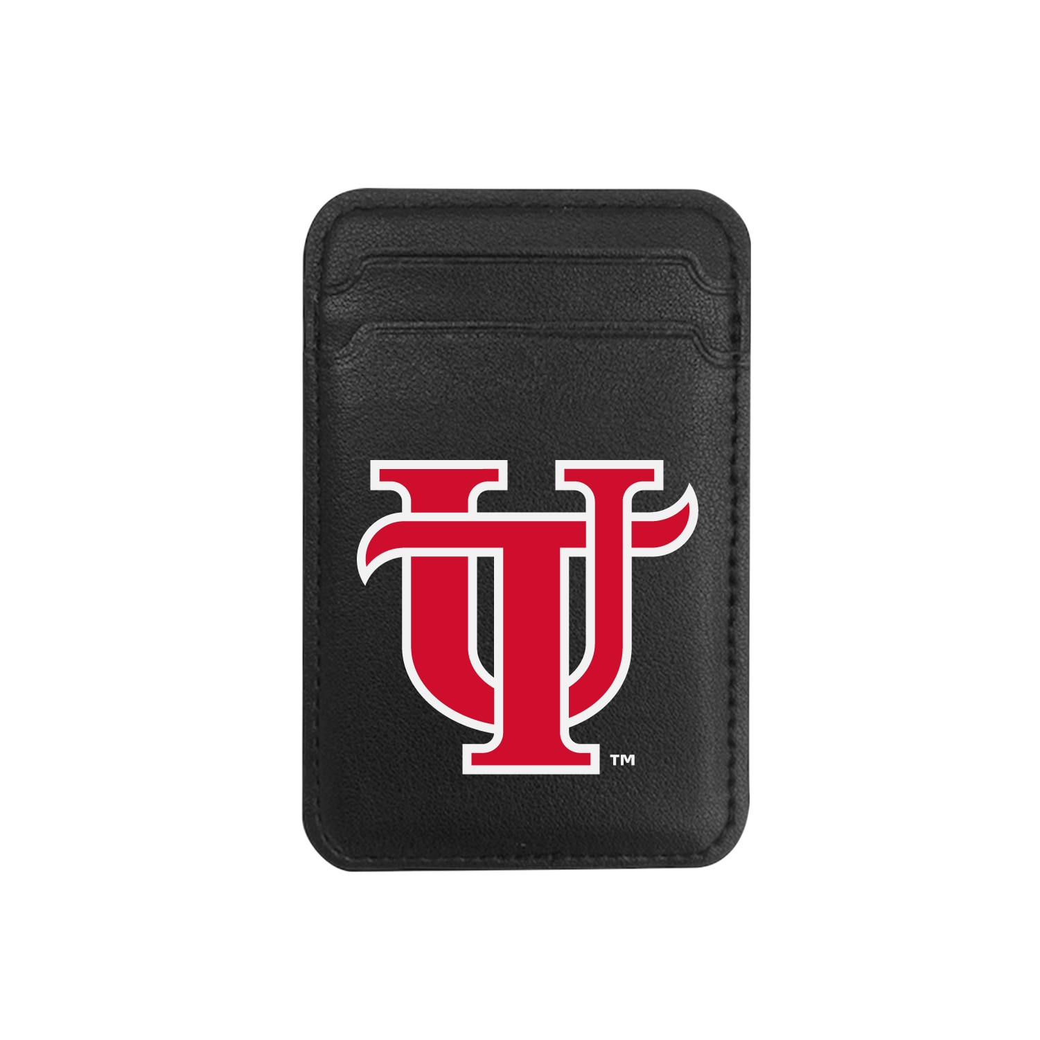 University of Tampa V2 - Leather Wallet Sleeve (Top Load, Mag Safe), Black, Classic V1