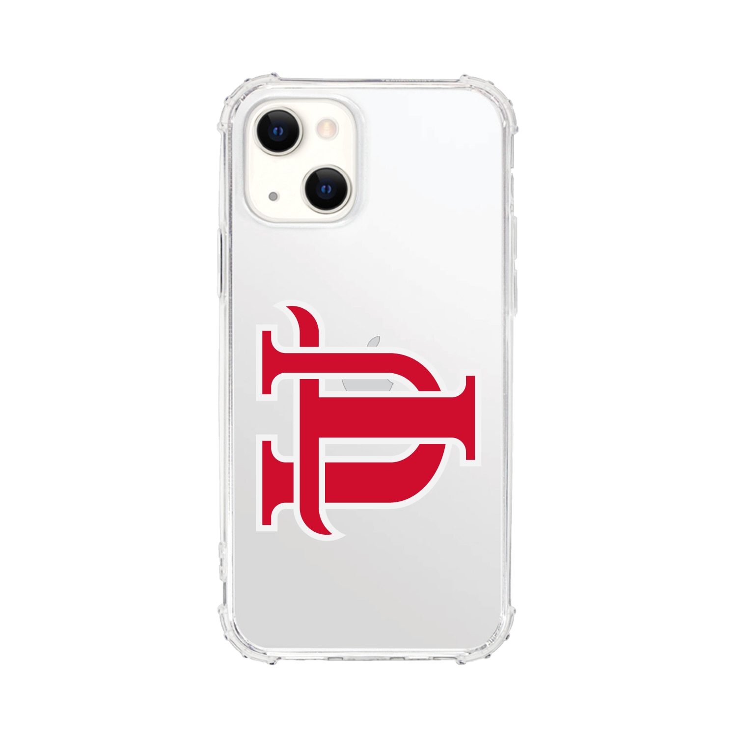 University of Tampa V2 Clear Tough Edge Phone Case, Classic V1 - iPhone 14 Plus