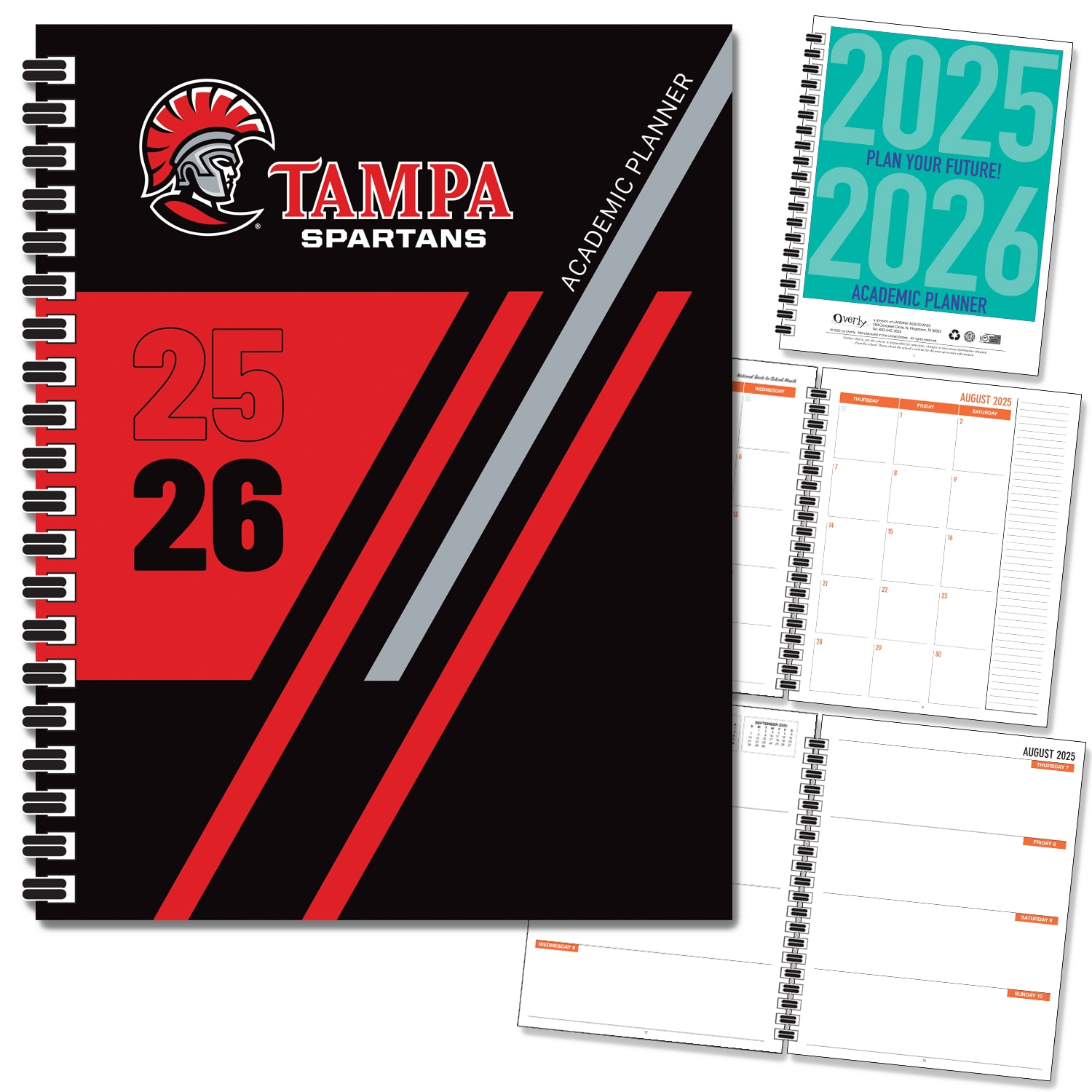 Spirit Soft Touch Spot Varnish - School Name Imprinted Planner 25-26 AY 7x9