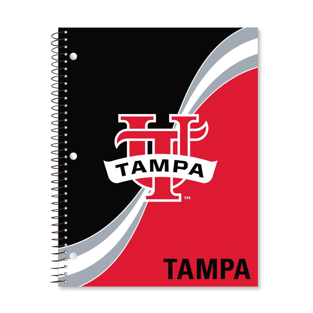 Digi Curve Divide 1 Subject 11"x8.5" 70 Count College Ruled Spiral Notebook