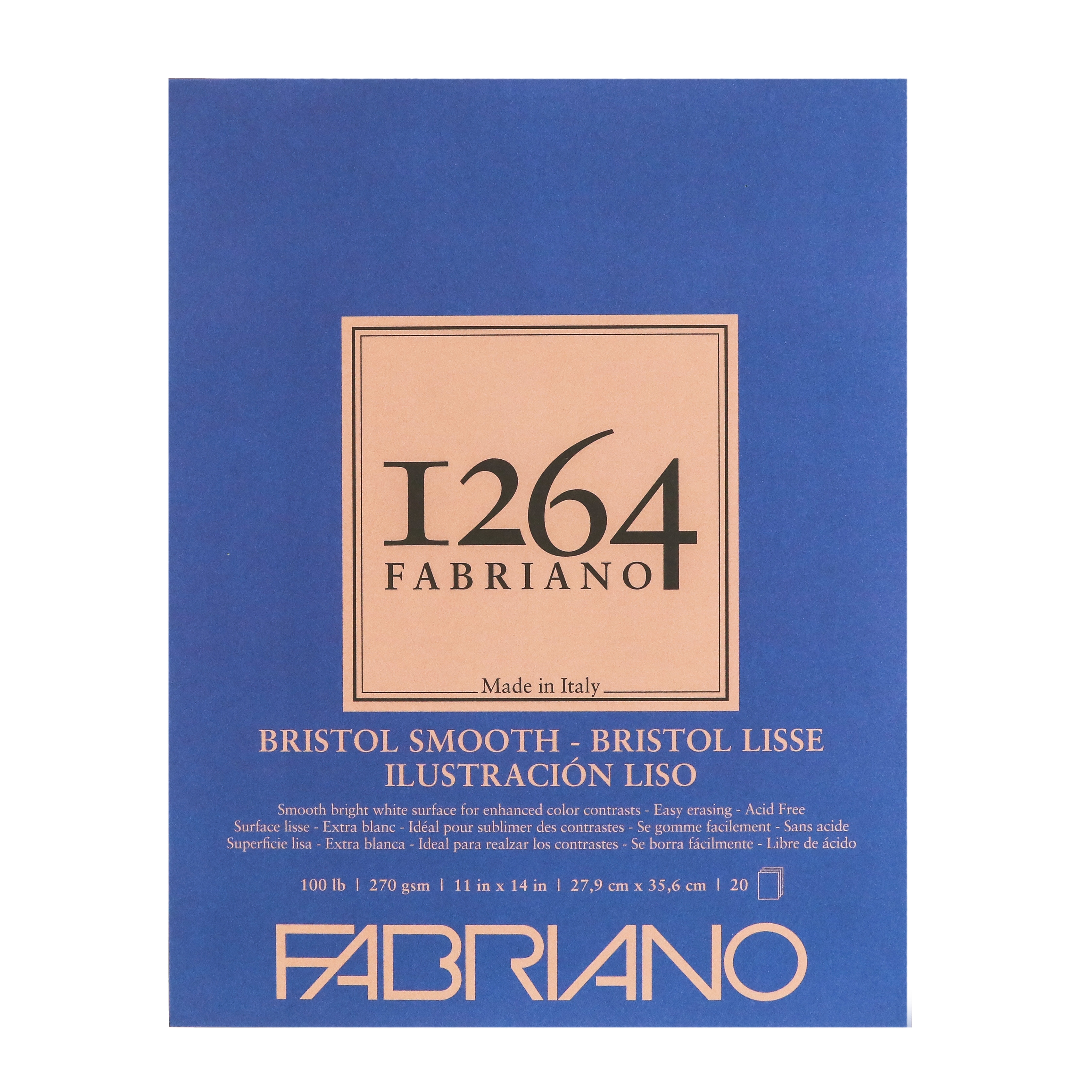 Fabriano 1264 Bristol Smooth Pad 11"x14"