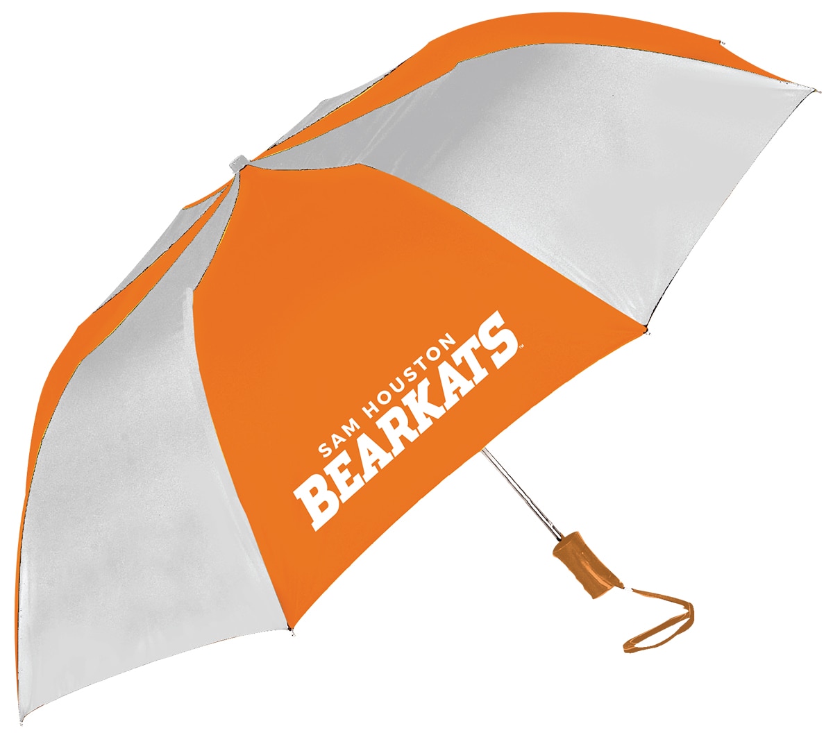 "The Sport" 2-Tone Emblematic Umbrella Automatic Folding 48" Coverage