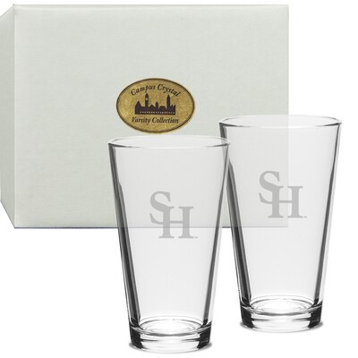 Sam Houston Set of 2 Pint Glass