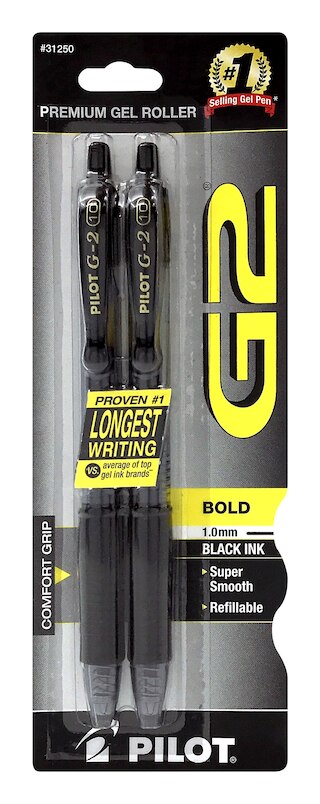 Pilot Gel Pen G2 Black Ink