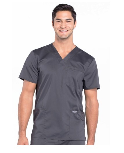 Male V-Neck Top with patch