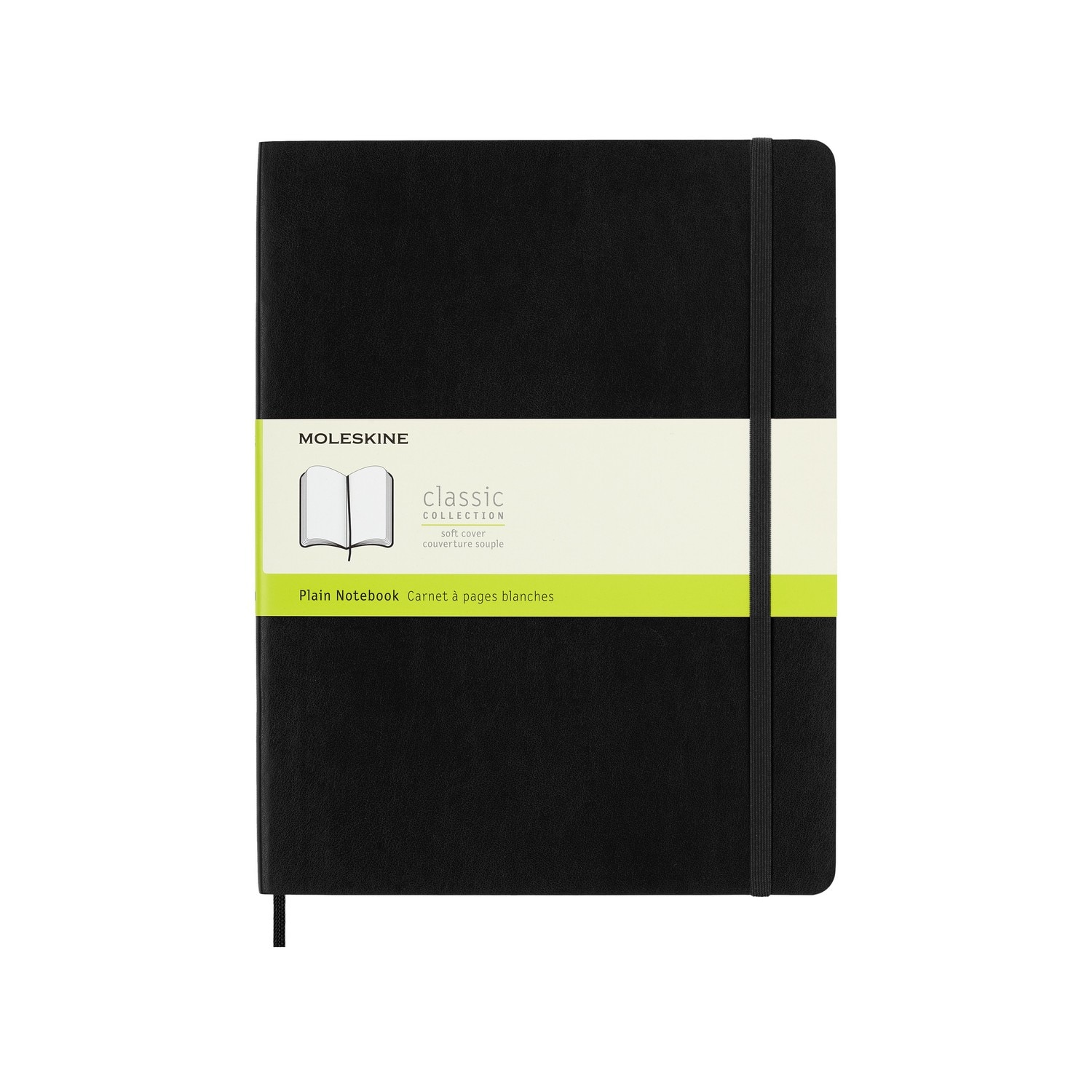 Moleskine Classic Notebook XL Plain Black Soft Cover