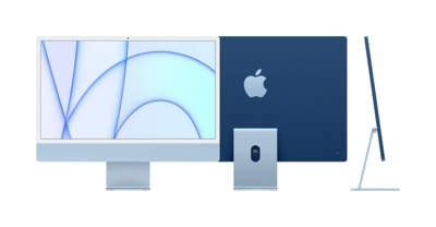 24" iMac with Retina 4 5K display Apple M1 chip with 8‑core CPU and 8‑core GPU 512GB Blue