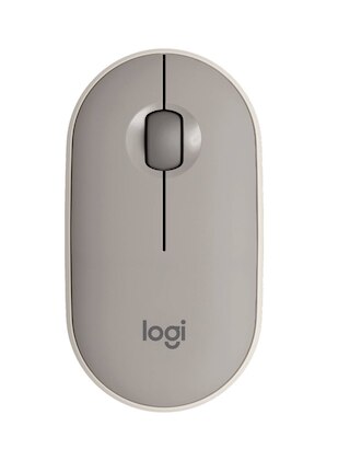 Logitech Pebble M350 Wireless Mouse- Sand