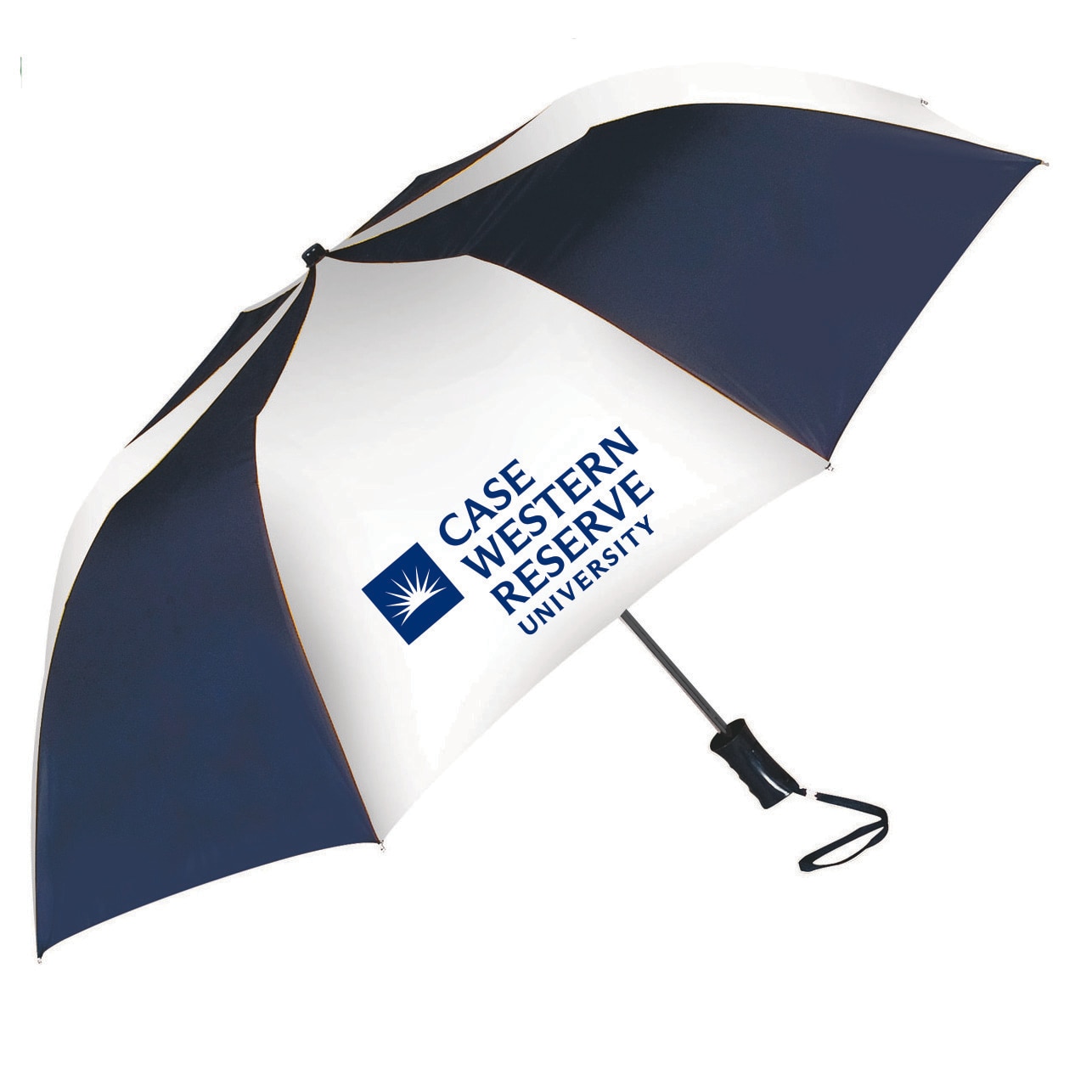 "The Sport" 2-Tone Emblematic Umbrella Automatic Folding 48" Coverage