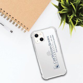 Case Western Reserve University Spartans Clear Tough Edge Phone Case, Classic- iPhone 13