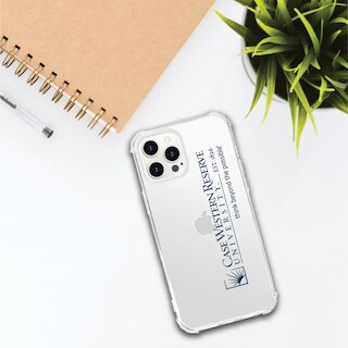 Case Western Reserve University Spartans Clear Tough Edge Phone Case, Classic- iPhone 13 Pro