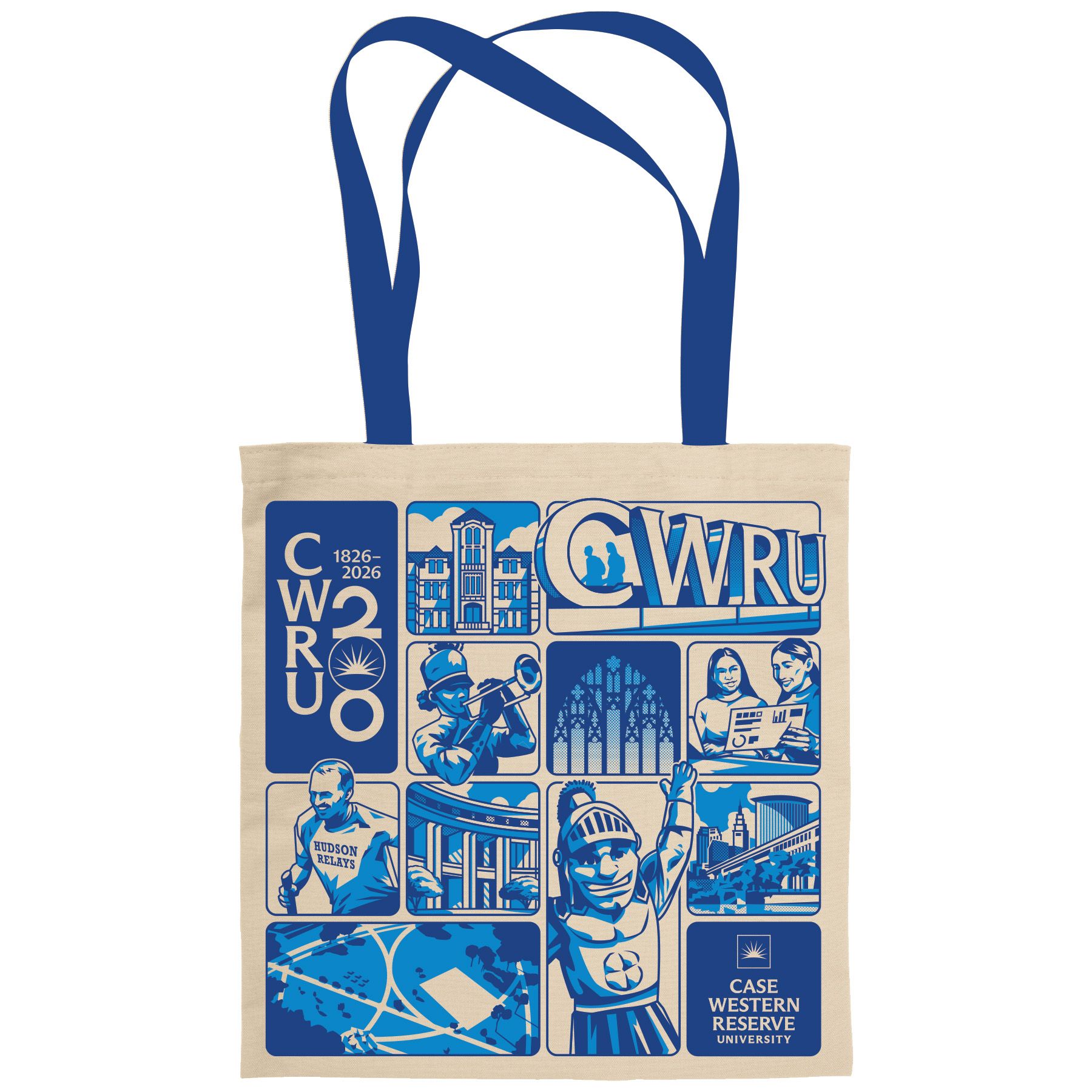 Case Western Reserve University Bicentennial Canvas Tote