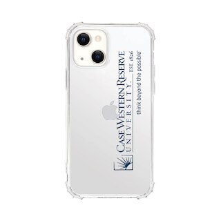 Case Western Reserve University Clear Tough Edge Phone Case, Classic V1 - iPhone 14 Plus
