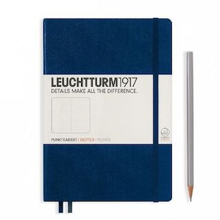 Leuchtturm1917, Medium (A5) Size Notebook, Dotted, Anthracite