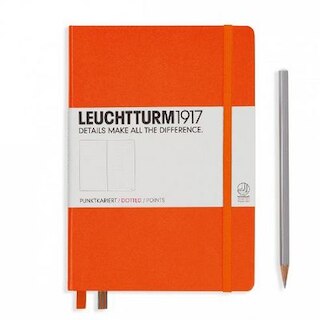 Leuchtturm1917, Medium (A5) Size Notebook, Dotted, Anthracite