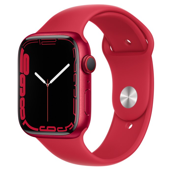 Apple Watch Series 7 GPS + Cellular, 45mm (PRODUCT)RED Aluminum Case with (PRODUCT)RED Sport Band - Regular