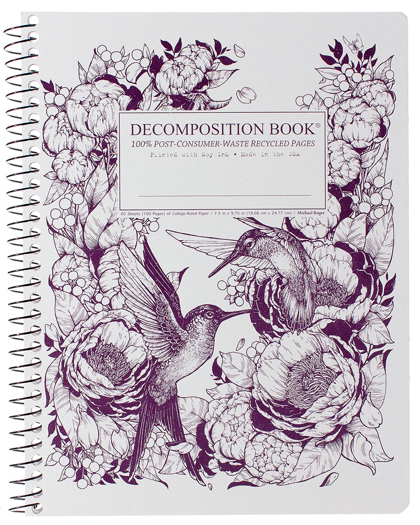 Michael Roger Hummingbirds Coilbound Decomposition Book