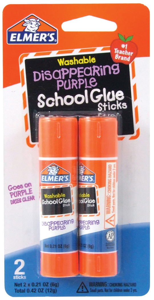 Washable Glue Sticks 2/set