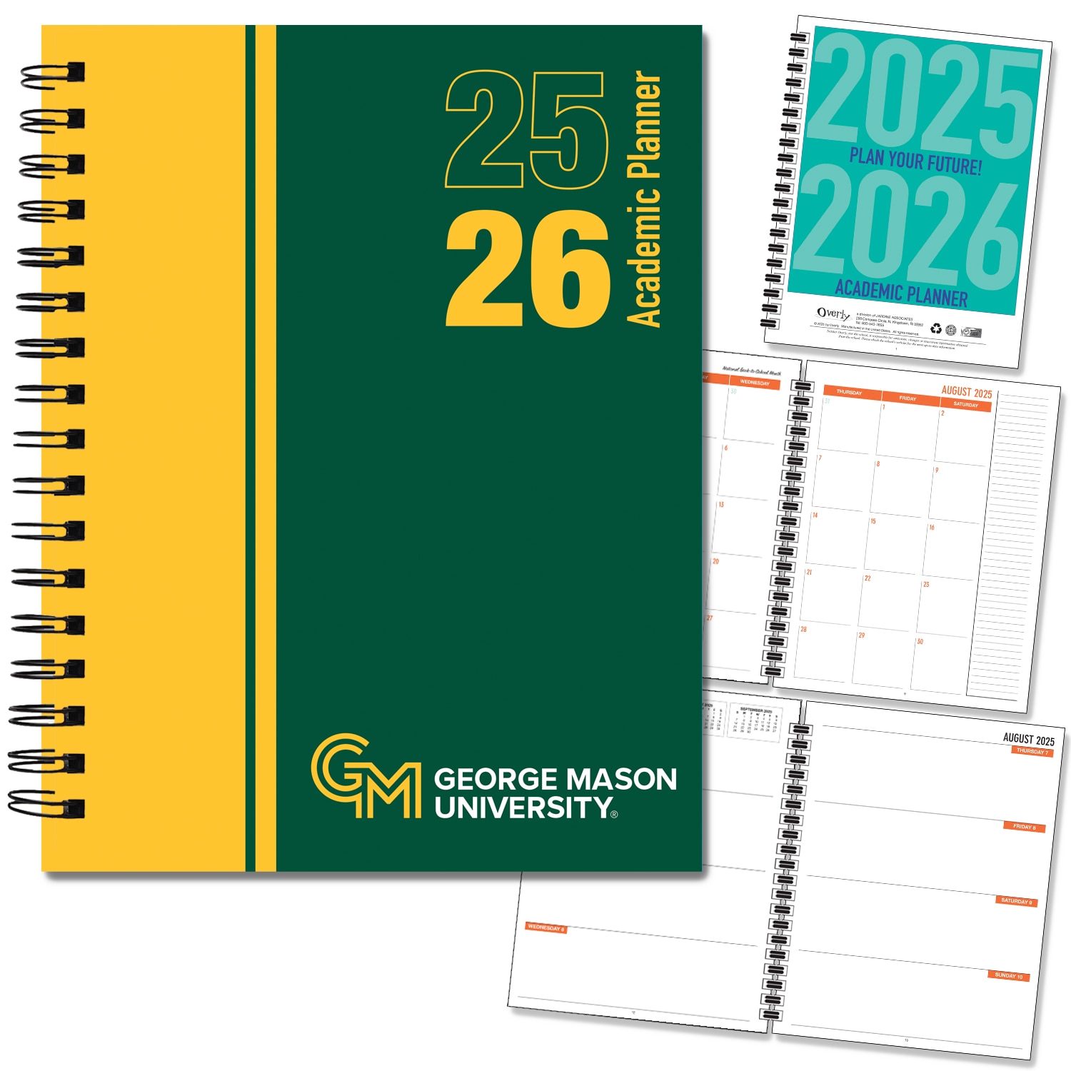 Traditional Primary Mark Hard Cover Imprinted Planner 25-26 AY 7x9