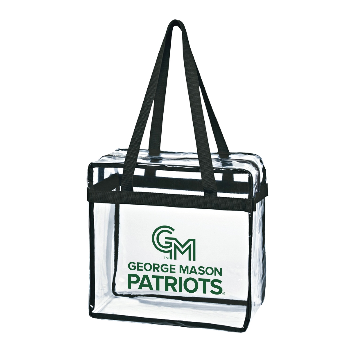 George Mason Patriots 3603 Zipped Stadium Tote Imprinted