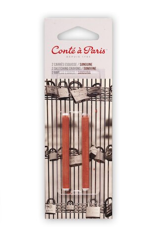 Conte Crayon Pack, Sanguine Natural, 2/Pkg