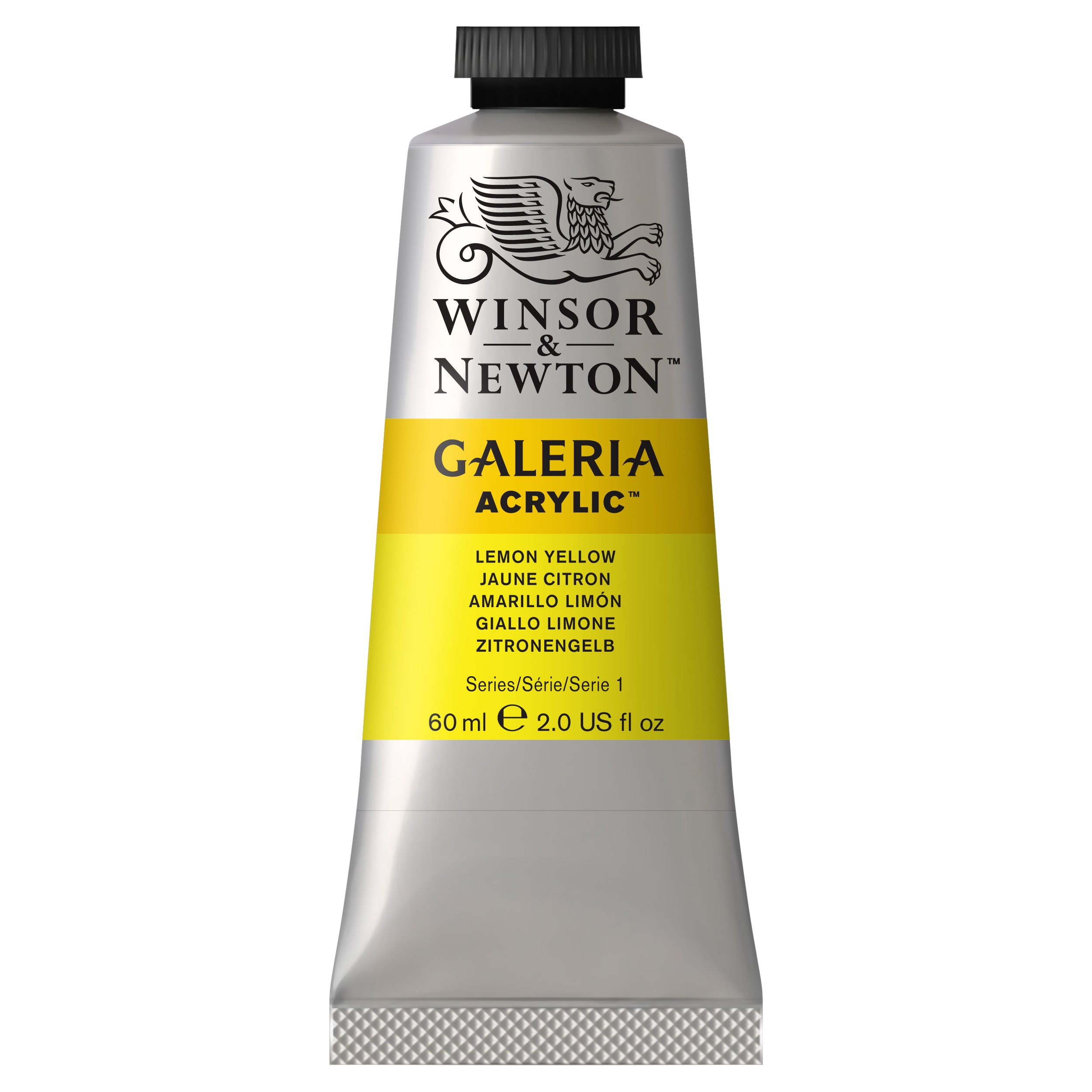 Winsor & Newton Galeria Acrylic Paint, 60ml, Lemon Yellow